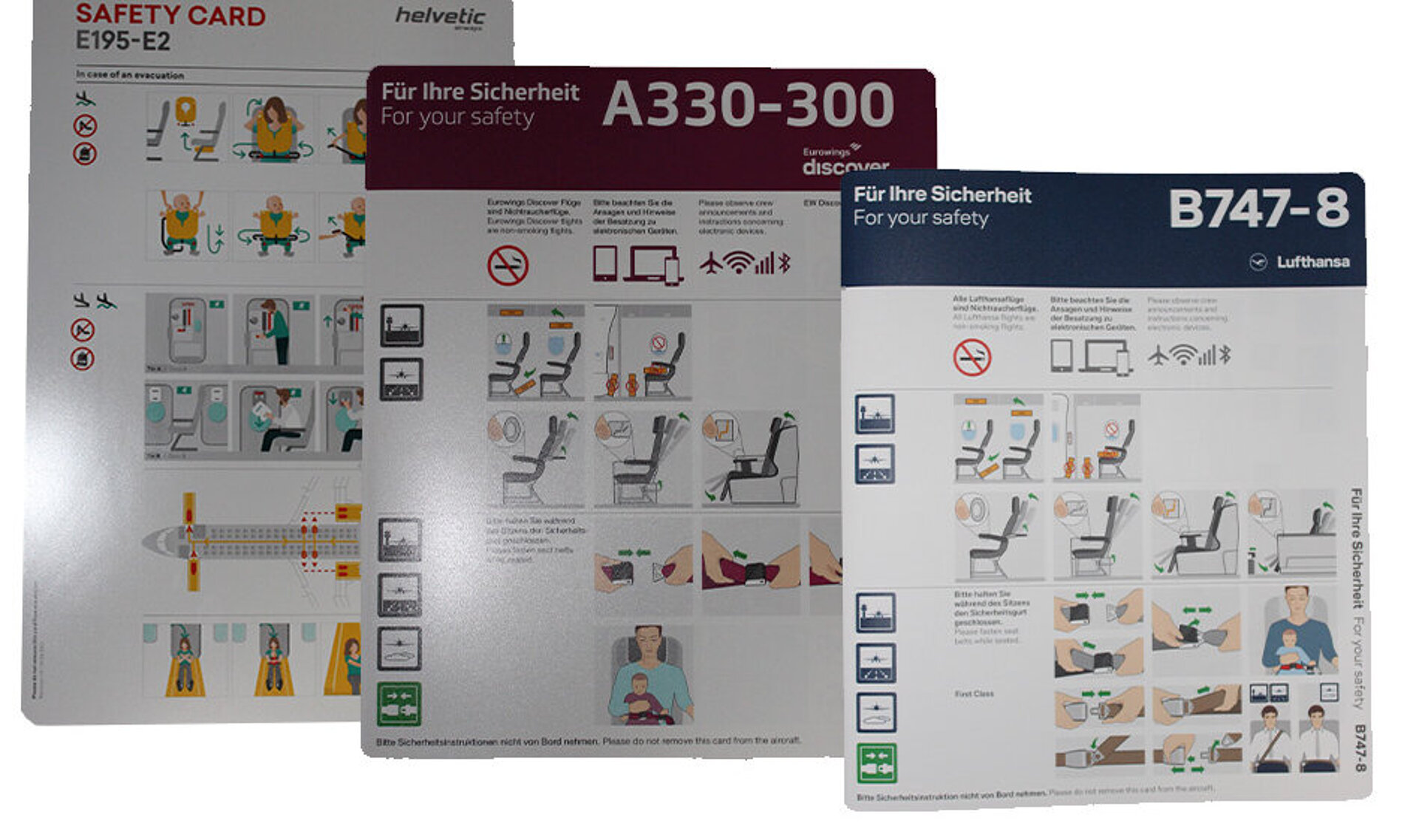 Print samples_UV curing_Safety cards