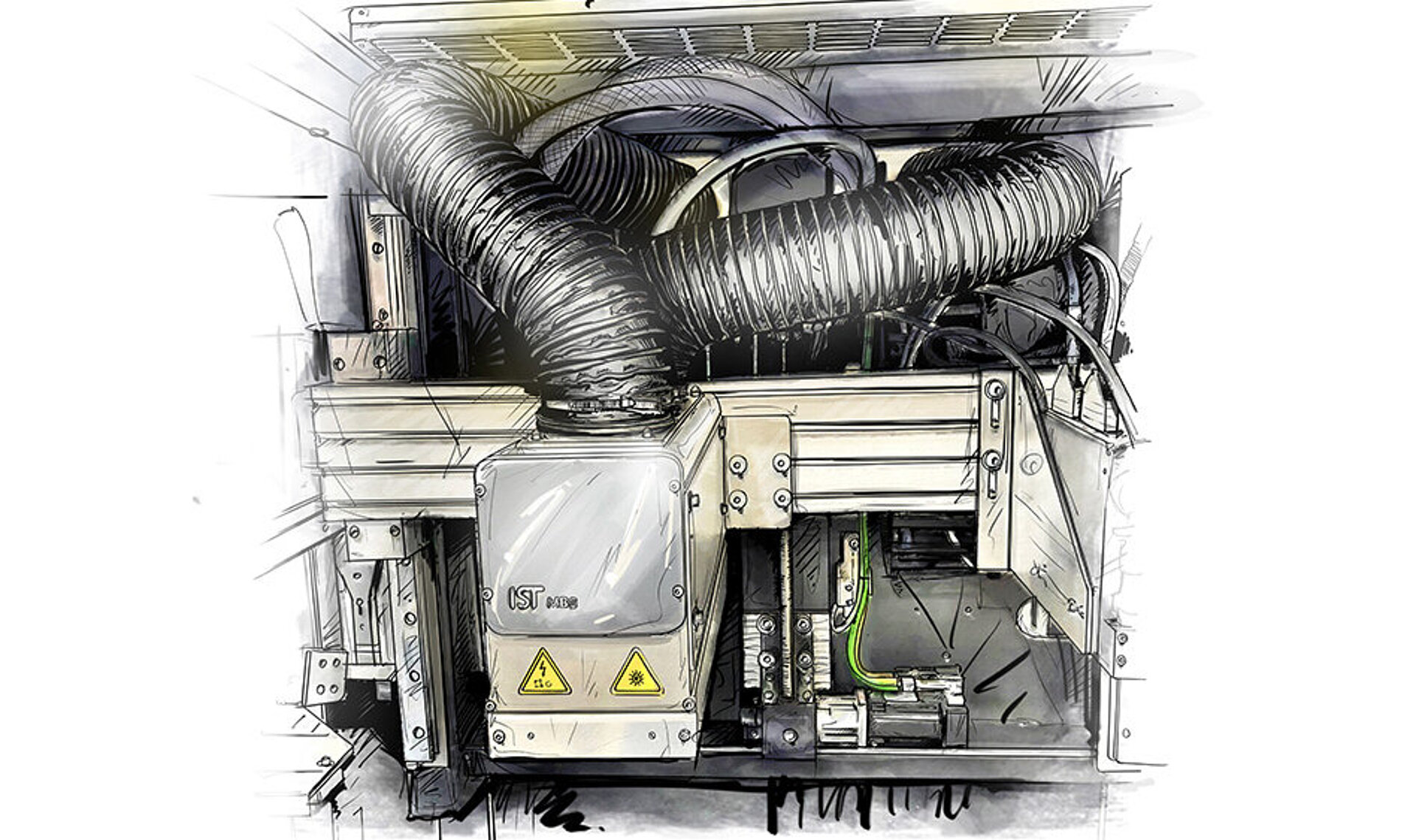 Application Label: MBS5Li with supply and exhaust air assembly for installation in closed cabins