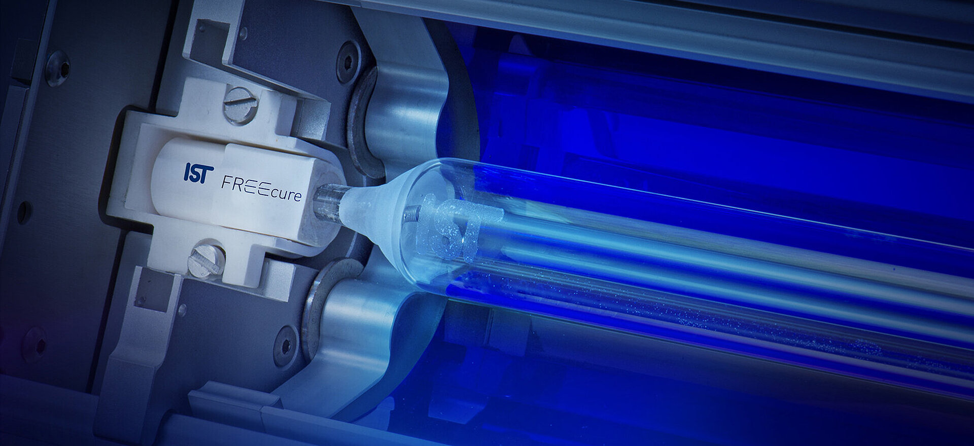 UV curing without Photo initiators and inertisation