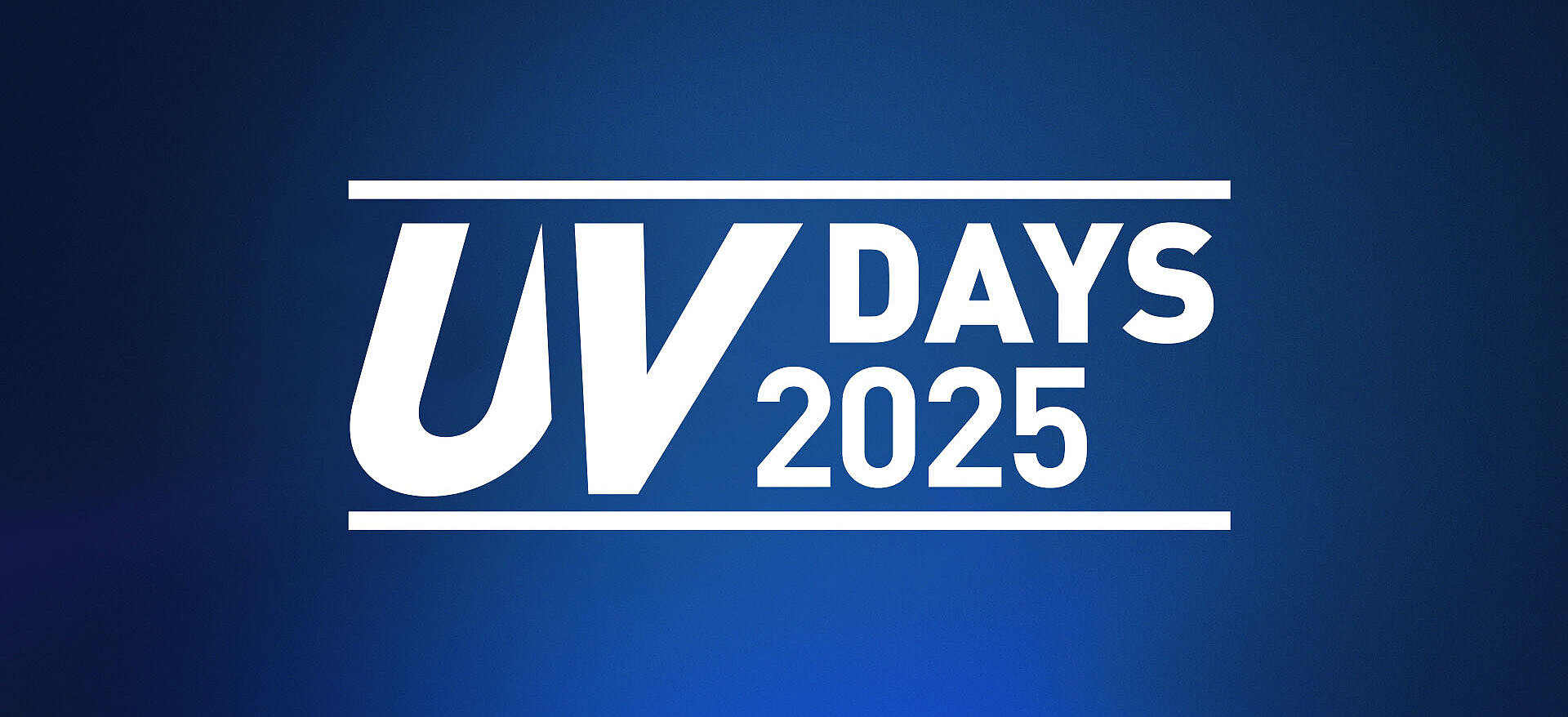 UV DAYS 2025 - the meeting place for the international UV industry!